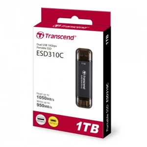 TRANSCEND 1TB ESD310 PORTABLE SSD - TS1TESD310C (BLACK)