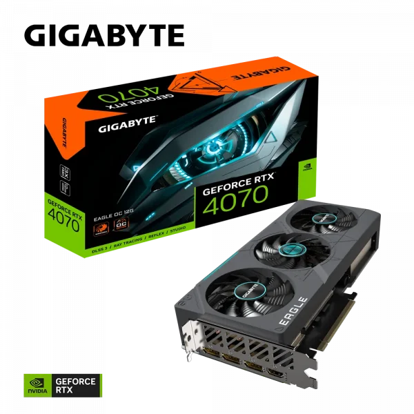 GIGABYTE RTX 4070 EAGLE OC 12GB GRAPHICS CARD