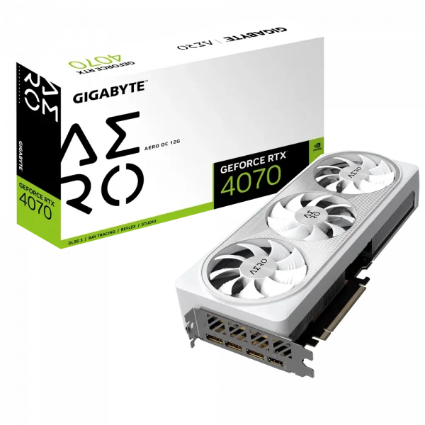 GIGABYTE RTX 4070 AERO OC 12GB GRAPHICS CARD