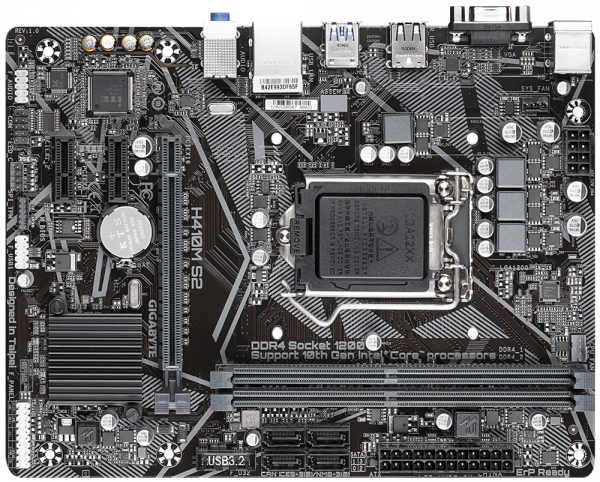 GIGABYTE H410M S2 MOTHERBOARD (Rev. 1.0)