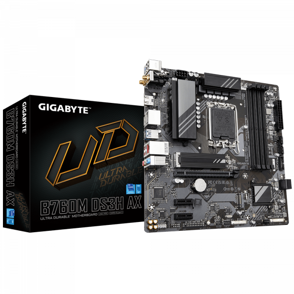 GIGABYTE B760M DS3H AX LGA1700 MICRO ATX MOTHERBOARD