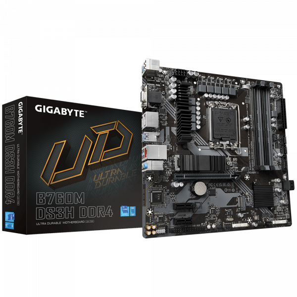 GIGABYTE B760M DS3H DDR4 LGA1700 MICRO ATX MOTHERBOARD