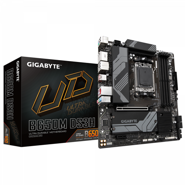 GIGABYTE B650M DS3H DDR5 AM5 MICRO ATX MOTHERBOARD