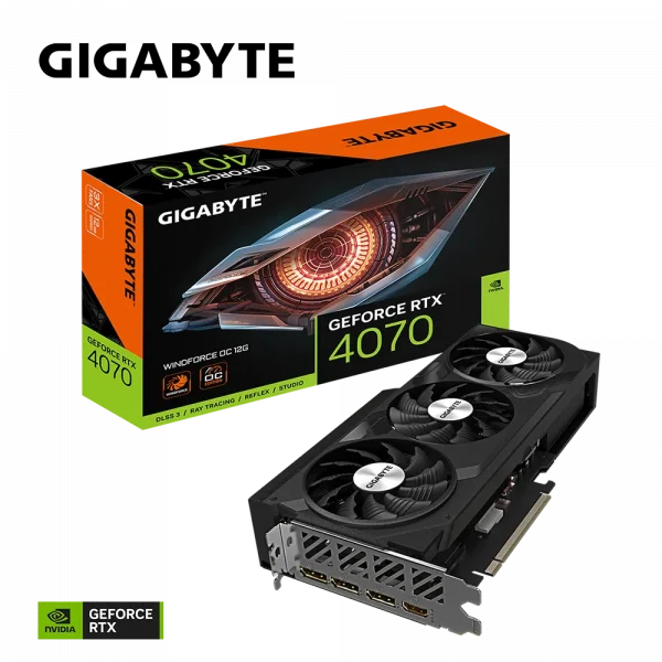 GIGABYTE RTX 4070 WINDFORCE OC 12GB GRAPHICS CARD