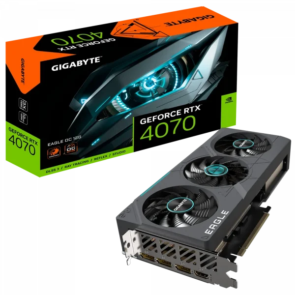 GIGABYTE RTX 4070 EAGLE OC 12GB GRAPHICS CARD