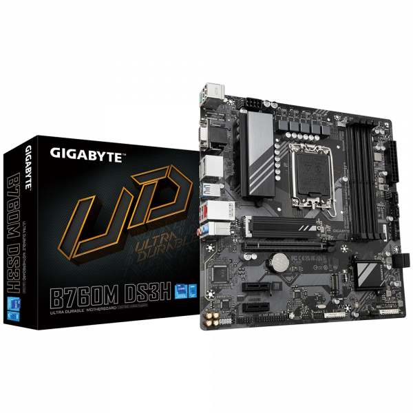 GIGABYTE B760M DS3H LGA1700 MICRO ATX MOTHERBOARD DDR5