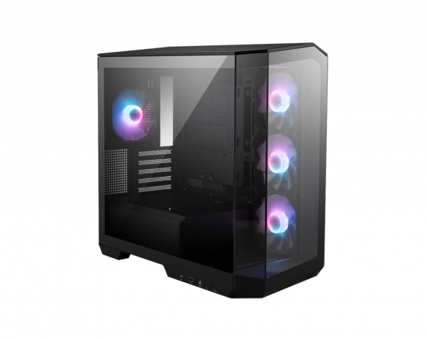 Msi Mag Pano M100R Pz Argb M-Atx Mid Tower Cabinet (Black) (MAG-PANO-M100R-PZ)