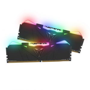 PATRIOT VIPER RGB 16GB (8GBX2) DDR4 3200MHZ BLACK DESKTOP RAM (PVR416G320C6K)