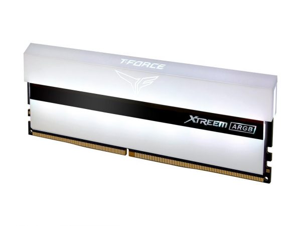 TEAMGROUP T-FORCE XTREEM ARGB 3600MHZ CL14 16GB KIT (2X8GB) DDR4 DRAM DESKTOP GAMING RAM (WHITE) -TF13D416G3600HC14CDC01