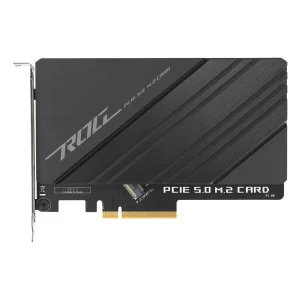 ASUS ROG M.2 PCIE 5.0 Card - Gen5 PCIe NVMe M.2 Expansion Card with Heatsink