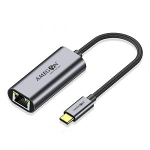 Amegon AM05A 3.0 USB Type C to RJ45 Gigabit Ethernet Network Adapter