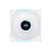 Lian Li Unifan TL LCD Reverse Blade 120mm RGB Cabinet Fan White Triple Pack - G99-12RTLLCD3W-IN