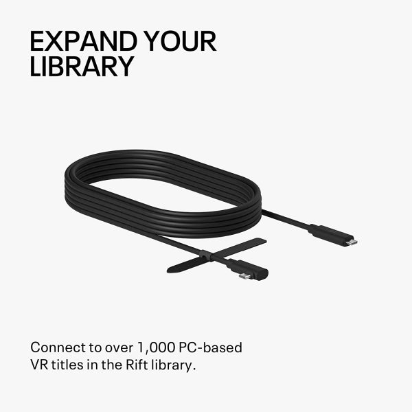 Oculus Link Virtual Reality Headset Cable for Quest and Gaming PC