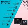 TRANSCEND DRIVEPRO 550 DASHCAM 1080P FULL HD CAMERA - TS-DP550B-64G