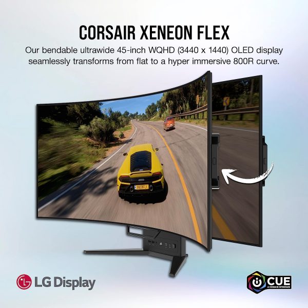 Corsair Xeneon Flex 45 Inch 45WQHD240 Hdr Oled Bendable Gaming Monitor - CM-9030001-PE