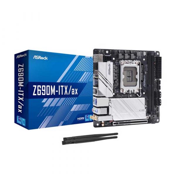 ASROCK Z690M DDR4 LGA1700 ITX/AX MOTHERBOARD