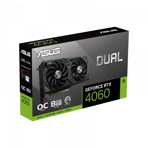 ASUS DUAL GEFORCE RTX 4060 OC EDITION 8GB GDDR6 GRAPHICS CARD