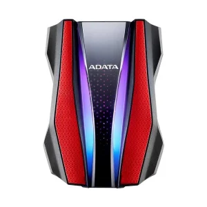 ADATA HD770G RGB 1TB EXTERNAL HDD (RED) - AHD770G-1TU32G1-CRD