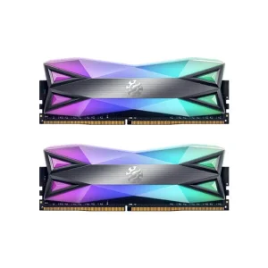 ADATA XPG SPECTRIX D60G RGB 16GB (8GBX2) DDR4 3600MHZ DESKTOP RAM -AX4U36008G18I-DT60