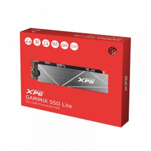 ADATA XPG GAMMIX S50 LITE 512GB PCIE GEN4X4 M.2 SSD - AGAMMIXS50L-512G-CS