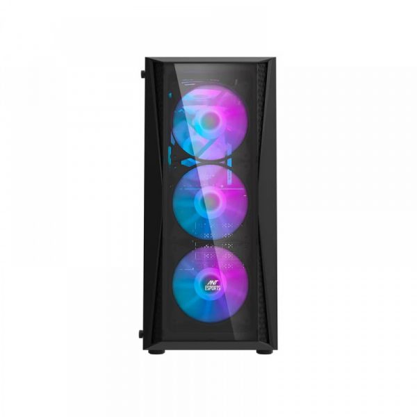 ANT ESPORTS 220 AIR ARGB ATX MID TOWER GAMING CABINET (BLACK)