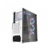 ANT ESPORTS 220 AIR ARGB ATX MID TOWER GAMING CABINET (WHITE)