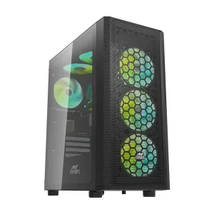 ANT ESPORTS 250 AIR ARGB ATX MID TOWER CABINET (BLACK)