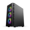 ANT ESPORTS 510 AIR ARGB E-ATX MID TOWER CABINET (BLACK)