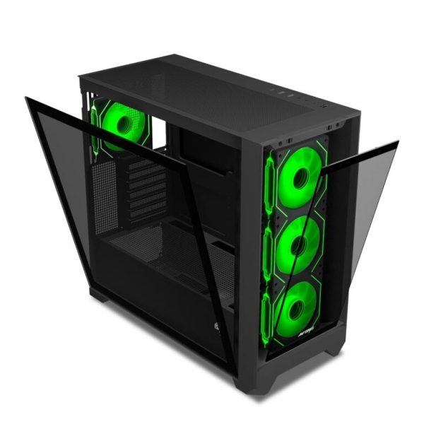 Ant Esports 621 C3 ATX Gaming Cabinet Black With Type-C