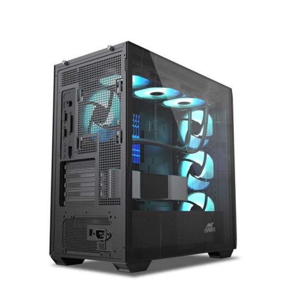 Ant Esports 621 C3 ATX Gaming Cabinet Black With Type-C