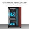 Ant Esports Crystal Wood ATX Mid Tower Cabinet With Type-C Black