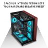 Ant Esports Crystal Wood ATX Mid Tower Cabinet With Type-C Black