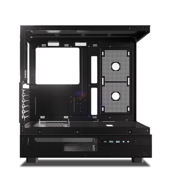 Ant Esports Crystal X6 ATX Mid Tower Cabinet With Type-C Black