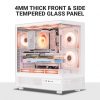 Ant Esports Crystal X6 ATX Mid Tower Cabinet With Type-C White