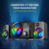 ANT ESPORTS GS350 PRO LED LIGHTING STEREO GAMING SPEAKER - GS350-PRO