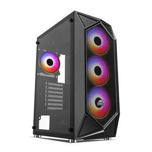 ANT ESPORTS ICE-150TG MESH ATX MID TOWER CABINET-BLACK