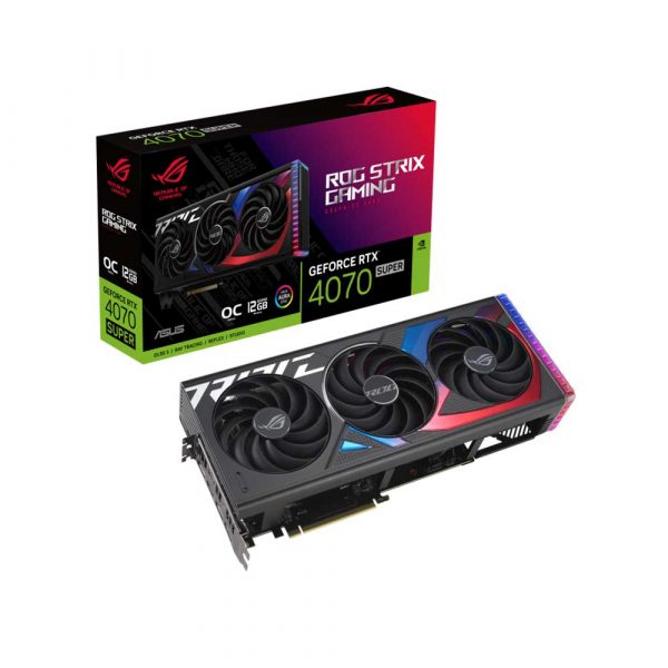 Asus Rog Strix Rtx 4070 Super Oc Edition 12Gb Gddr6X Graphics Card