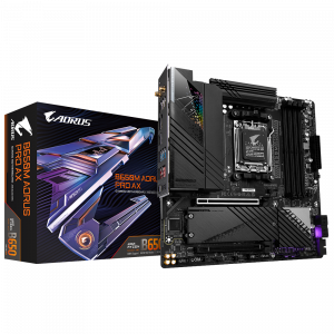 GIGABYTE B650M AORUS PRO AX AM5 MICRO ATX MOTHERBOARD