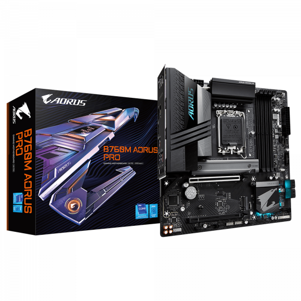 GIGABYTE B760M AORUS PRO LGA1700 MICRO ATX MOTHERBOARD