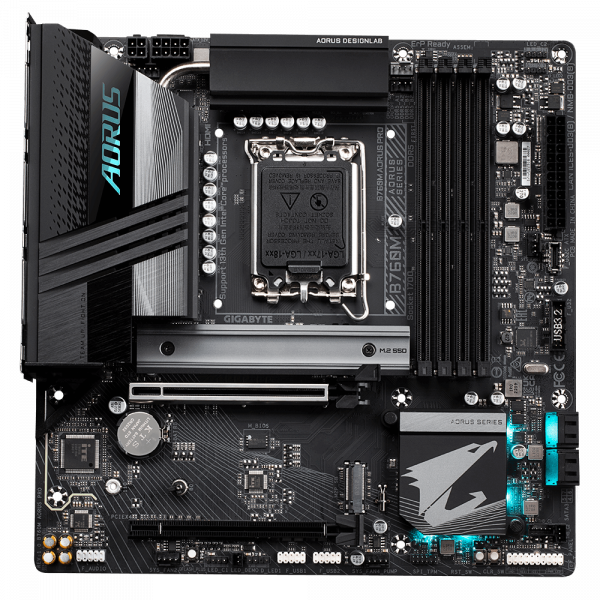 GIGABYTE B760M AORUS PRO LGA1700 MICRO ATX MOTHERBOARD