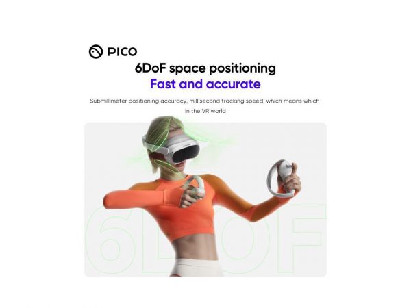 PICO 4 ENTERPRISE ALL-IN-ONE VIRTUAL REALITY HEADSET 3D VR GLASSES 4K+ DISPLAY FOR METAVERSE & STREAM GAMING (256GB)