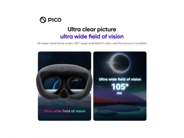 PICO 4 ENTERPRISE ALL-IN-ONE VIRTUAL REALITY HEADSET 3D VR GLASSES 4K+ DISPLAY FOR METAVERSE & STREAM GAMING (256GB)