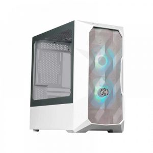 COOLER MASTER TD300 MESH MICRO-ATX MINI TOWER CABINET (WHITE)