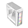 COOLER MASTER MASTERBOX 520 MESH ARGB (E-ATX) MID TOWER CABINET WITH TEMPERED GLASS SIDE PANEL AND ARGB/PWM HUB (WHITE)