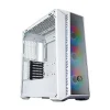 COOLER MASTER MASTERBOX 520 MESH ARGB (E-ATX) MID TOWER CABINET WITH TEMPERED GLASS SIDE PANEL AND ARGB/PWM HUB (WHITE)