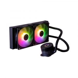 COOLER MASTER MASTERLIQUID 240L CORE ARGB 240MM CPU LIQUID COOLER (BLACK)