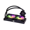 COOLER MASTER MASTERLIQUID 240L CORE ARGB 240MM CPU LIQUID COOLER (BLACK)