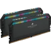 CORSAIR DOMINATOR PLATINUM RGB 32GB (16GBX2) DDR5 DRAM 6000MHZ C36 DESKTOP RAM (BLACK) -CMT32GX5M2X6000C36