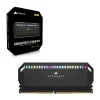 CORSAIR DOMINATOR PLATINUM RGB DDR5 32GB (16GBX2) 5600MHZ RAM (BLACK) -CMT32GX5M2B5600C36