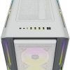 CORSAIR ICUE 5000T RGB ATX MID TOWER CABINET (WHITE)